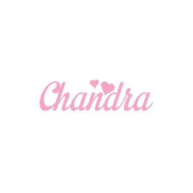 Nombre de fieltro personalizado: chandra