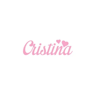 Nombre fieltro personalizado - cristina