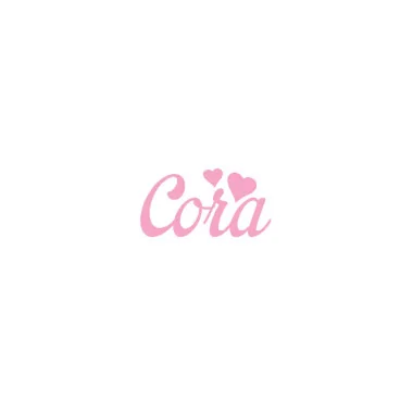 Nombre de fieltro personalizado - cora