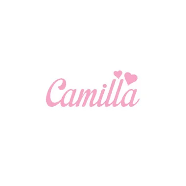 Personalized felt name - camilla