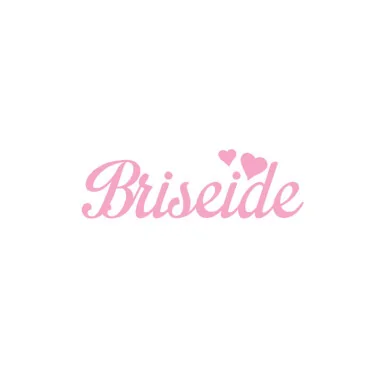 Personalized felt name - briseide