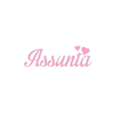 Nom de feutre personnalisé - assunta