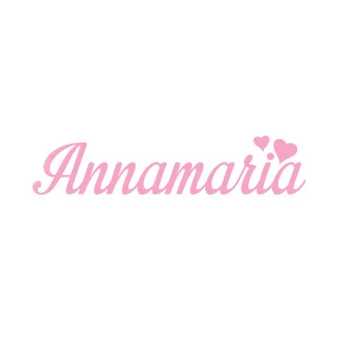 Personalized felt name - annamaria