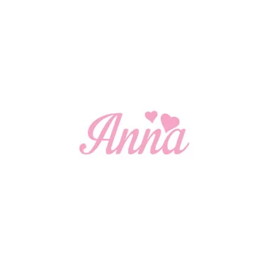 Personalized felt name - anna