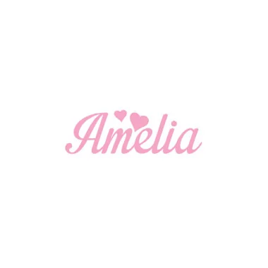 Nom de feutre personnalisé - amelia