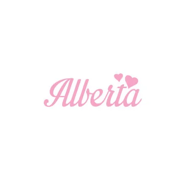 Nombre de fieltro personalizado - alberta