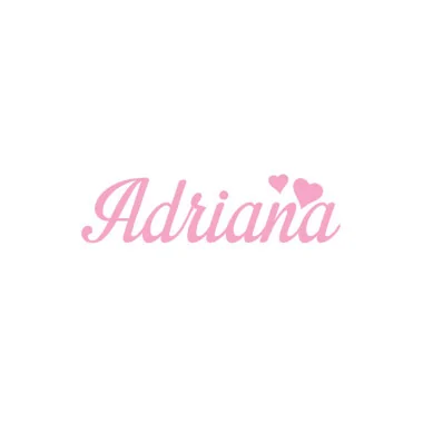 Nombre fieltro personalizado - adriana