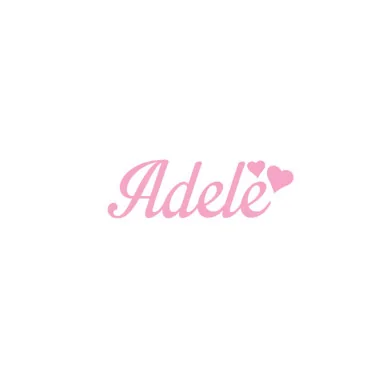 Nombre de fieltro personalizado - adele