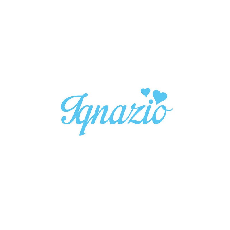 Personalisierter Filz Name - Ignazio