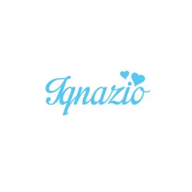 Nume fetru personalizat - ignazio