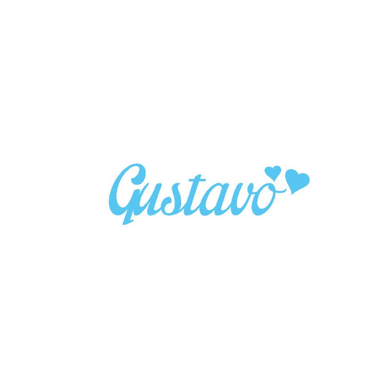 Personalized felt name - gustavo
