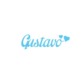 Personalized felt name - gustavo