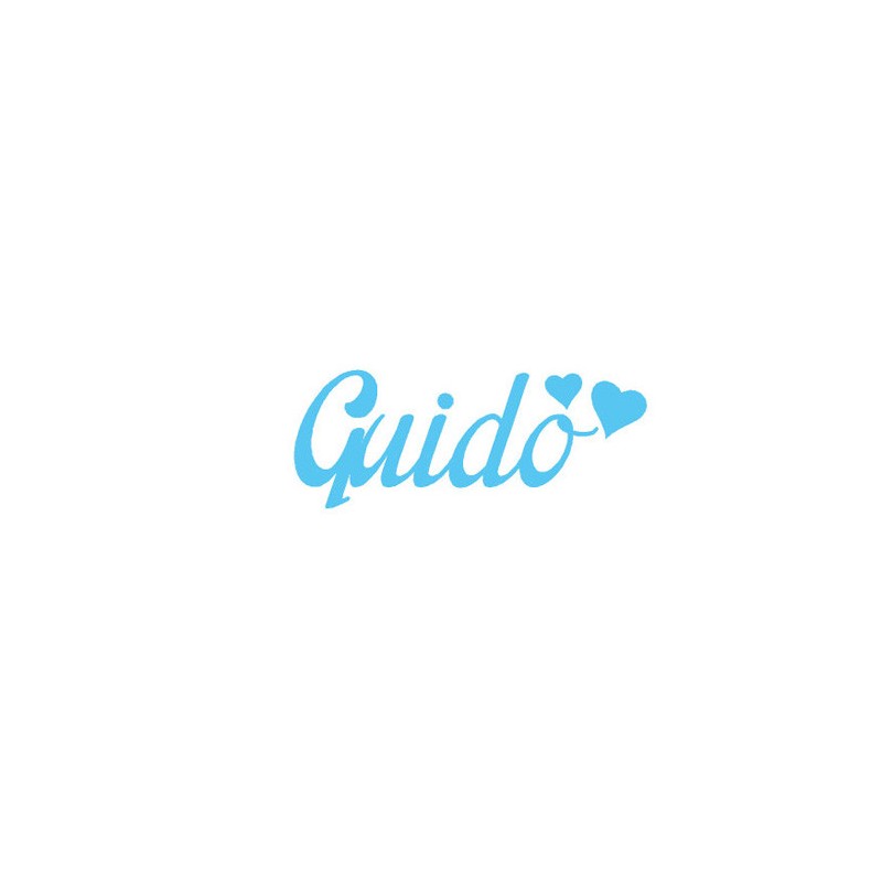 Personalisierter Filz Name - Guido