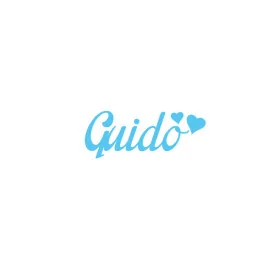 Nome in feltro personalizzato - guido|IDEEINFELTRO.COM