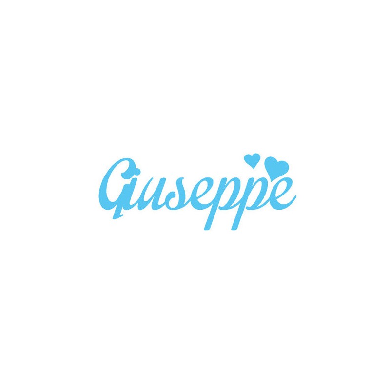 Personalized felt name - giuseppe