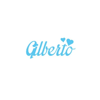 Personalized felt name - gilberto