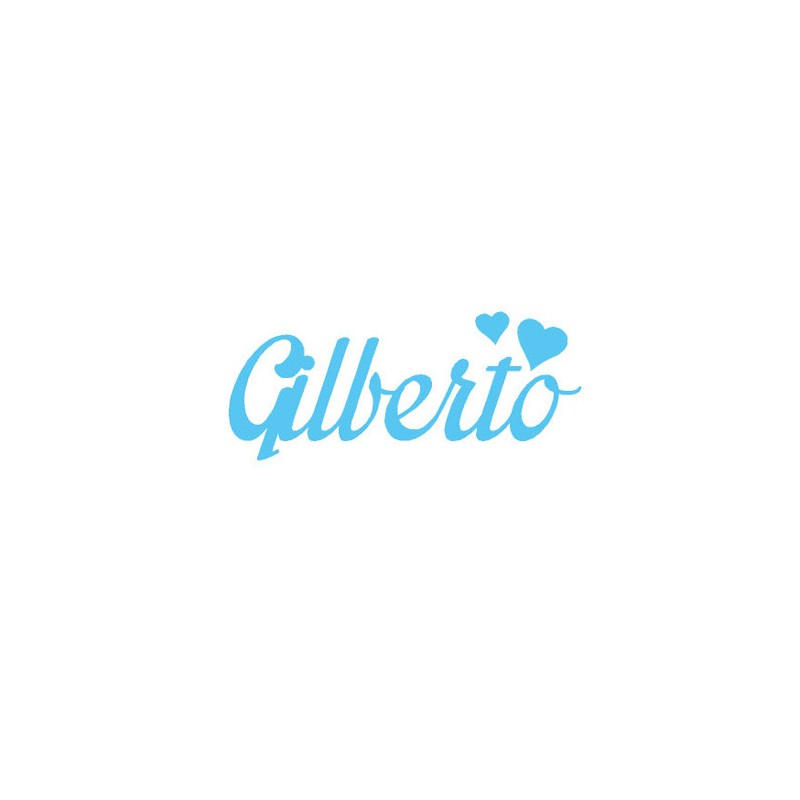 Personalisierter Filz Name - Gilberto