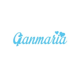 Nome in feltro personalizzato - gianmaria|IDEEINFELTRO.COM