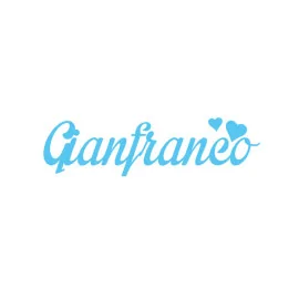 Aangepaste vilt naam - gianfranco