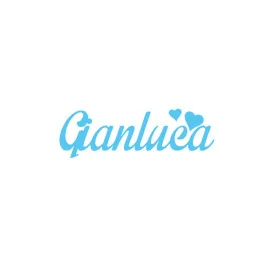 Personalized felt name - gianluca