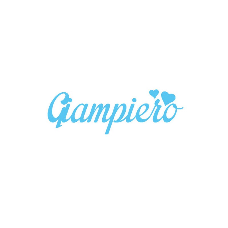 Personalized felt name - giampiero