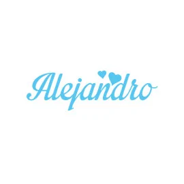 Nom de feutre personnalisé - alejandro