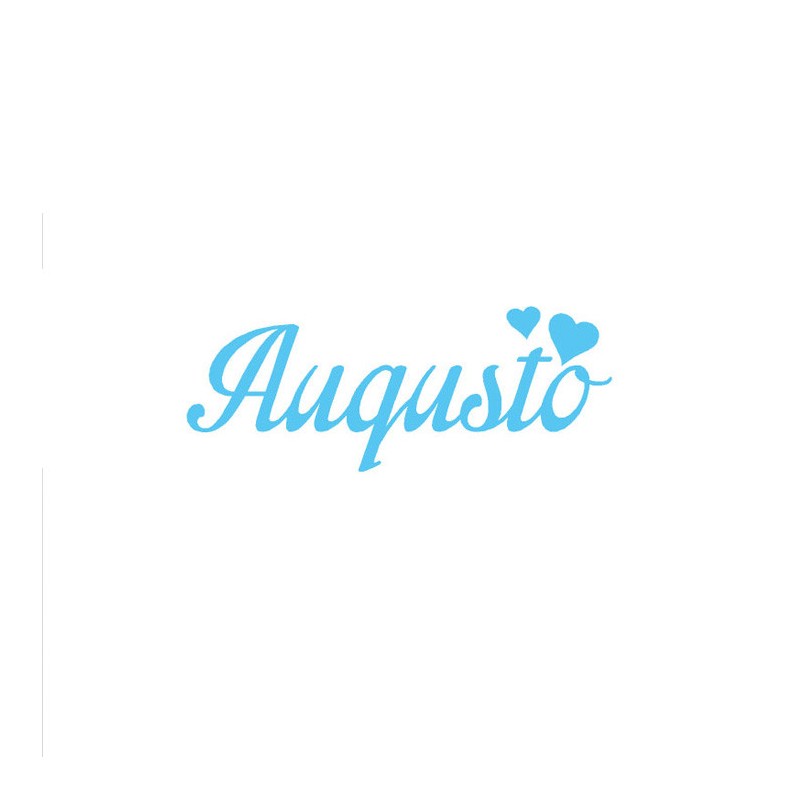 Personalized felt name - augusto