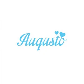 Personalized felt name - augusto