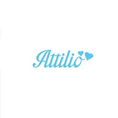 Personalized felt name - attilio