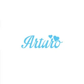 Personalized felt name - arturo