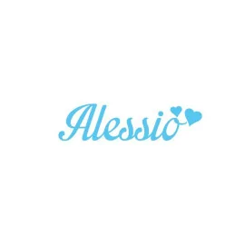 Personalized felt name - alessio