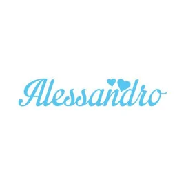 Personalized felt name - alessandro