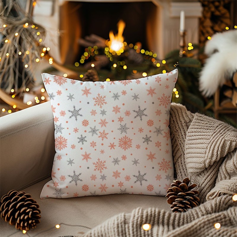 Pannolenci e feltro stampa natale - fiocchi di neve cod.329|IDEEINFELTRO.COM