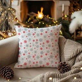 Pannolenci e feltro stampa natale - fiocchi di neve cod.330|IDEEINFELTRO.COM