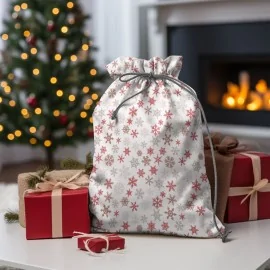 Dun vilt en vilt kerst afdrukken - sneeuwvlokken cod.332