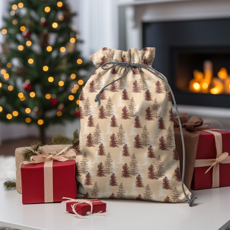 Dun vilt en vilt kerst afdrukken - kerst spar kabeljauw.420