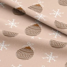 Pannolenci e feltro stampa natale - palline natalizie cod.422|IDEEINFELTRO.COM