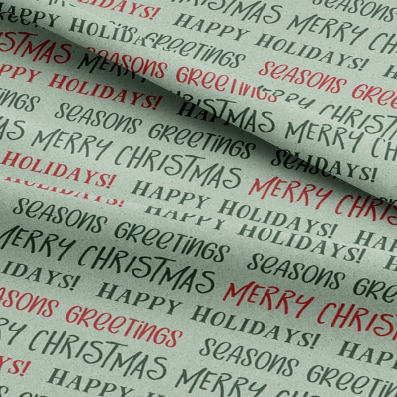 Pannolenci e feltro stampa natale - merry christmas cod.425|IDEEINFELTRO.COM