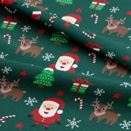 Dun vilt en vilt afdrukken kerstmis - kerst karakters cod.426
