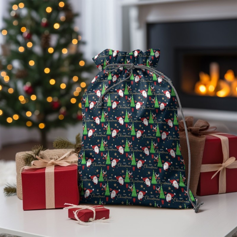 Pannolenci e feltro stampa natale - babbo natale cod.429|IDEEINFELTRO.COM