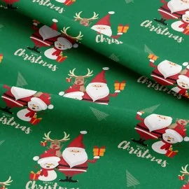 Pannolenci e feltro stampa natale - personaggi natalizi cod.432|IDEEINFELTRO.COM