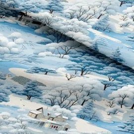 Panel In bastelfilz O Filzstoff Weihnachtsbeleuchtung Mod.6