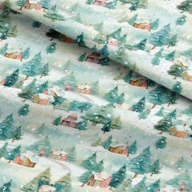 Panneau en feutrine O tissu feutrine lumières de Noël Mod.6