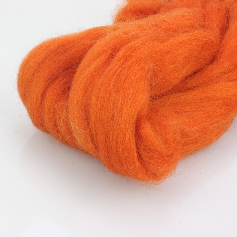 LAINE CARDÉE ORANGE 50 g