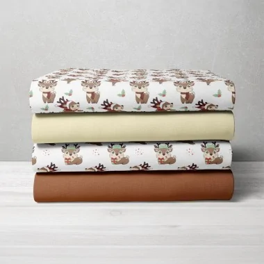 Soft felt fantasy 45x70 cm "christmas reindeer" savings kit 4 panels