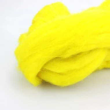 LANA CARDADA AMARILLA 50 g