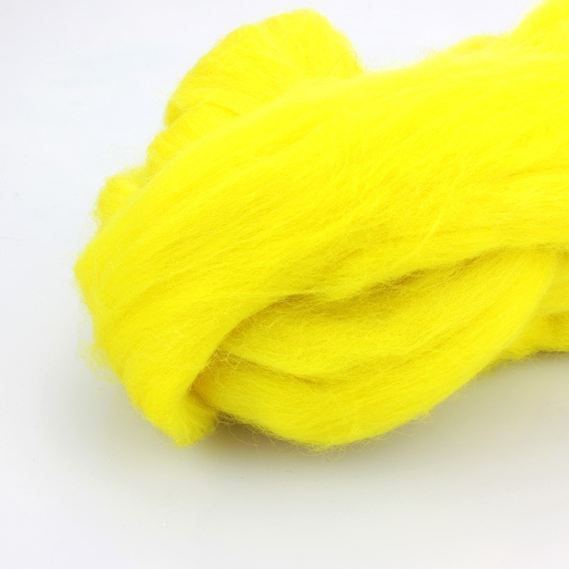 LANA CARDADA AMARILLA 50 g