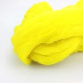 LANA CARDADA AMARILLA 50 g