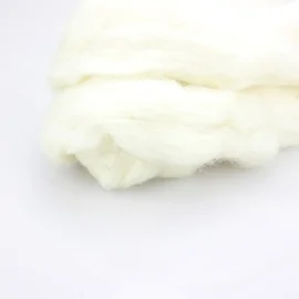 Lana cardata bianco 25 g|IDEEINFELTRO.COM