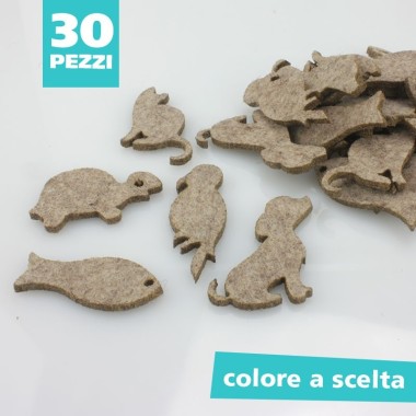 FELT SHAPES KIT FOR PET MIX - SIZE OF YOUR CHOICE